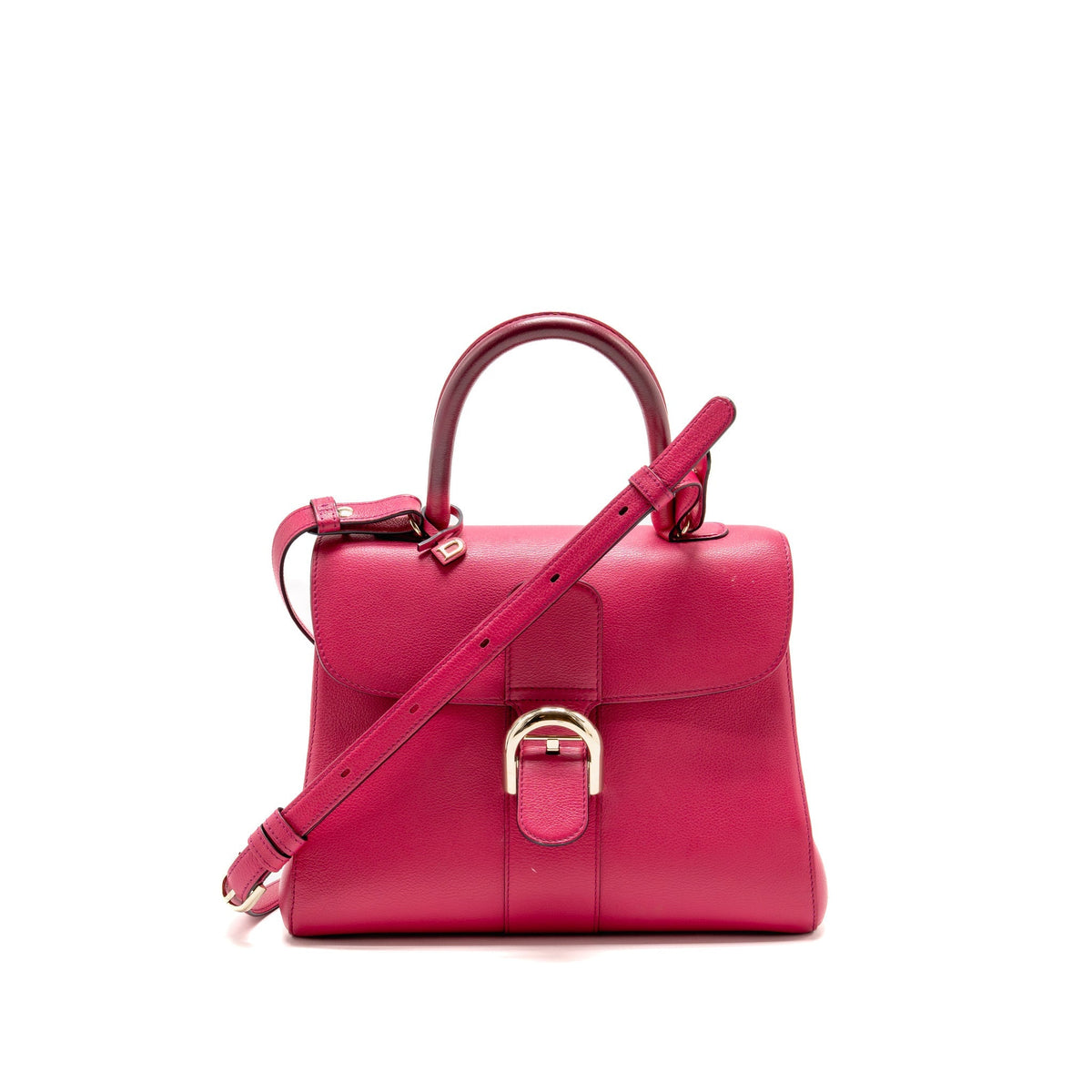 Delvaux Brilliant MM calfskin pink GHW