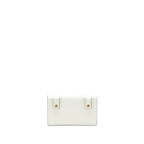 DIOR SADDLE BELT POUCH CALFSKIN WHITE GHW