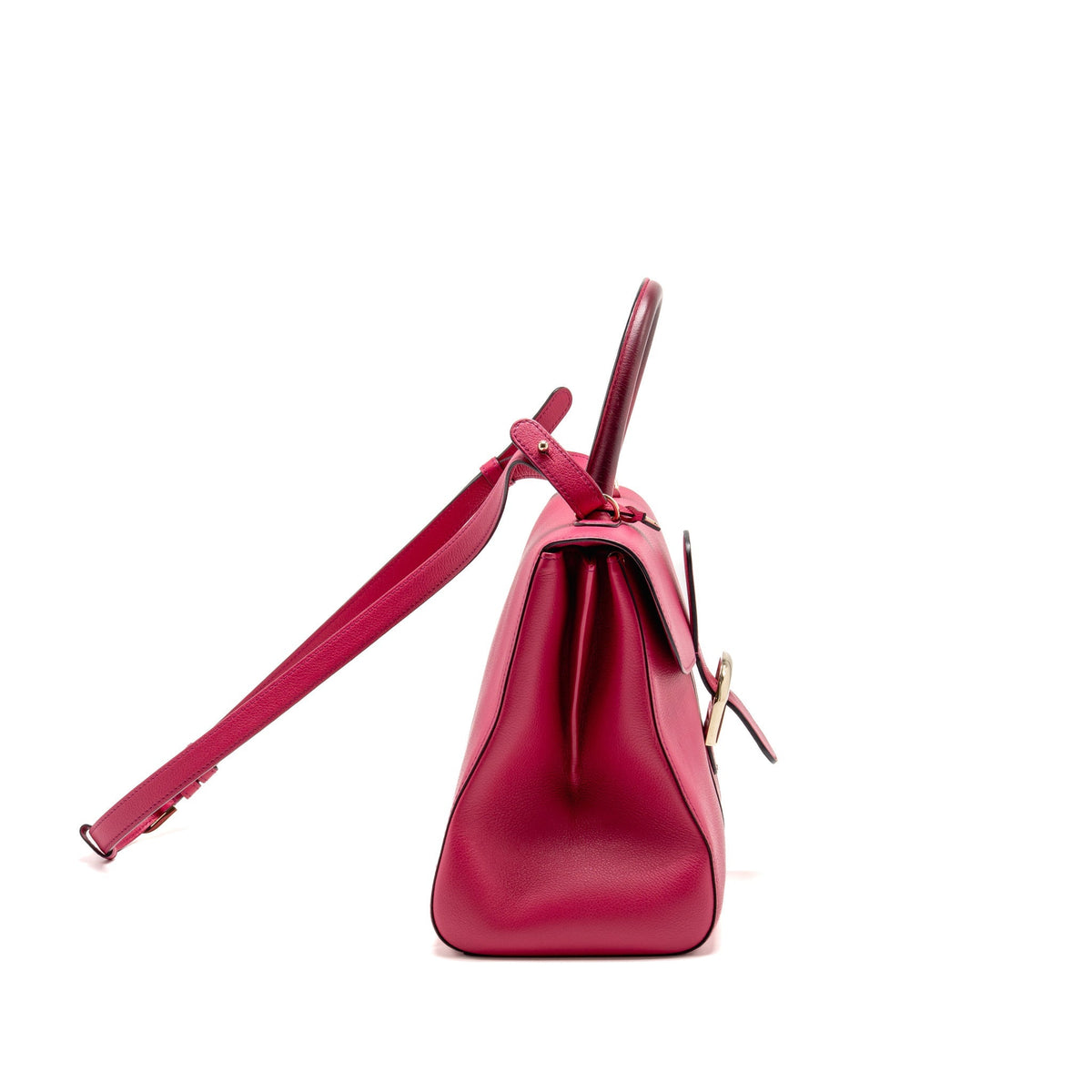Delvaux Brilliant MM calfskin pink GHW