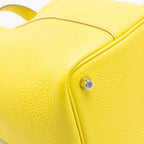 Hermes Picotin 18 Lock Bag Clemence 9R Lime SHW