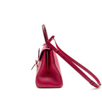 Delvaux Brilliant MM calfskin pink GHW