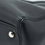 CHANEL CERF TOTE BAG GRAINED CALFSKIN BLACK SHW