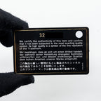 CHANEL CARD HOLDER WITH CHAIN CAVIAR BLACK LGHW