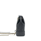 CHANEL SMALL GABRIELLE BACKPACK CALFSKIN BLACK MULTICOLOUR HARDWARE