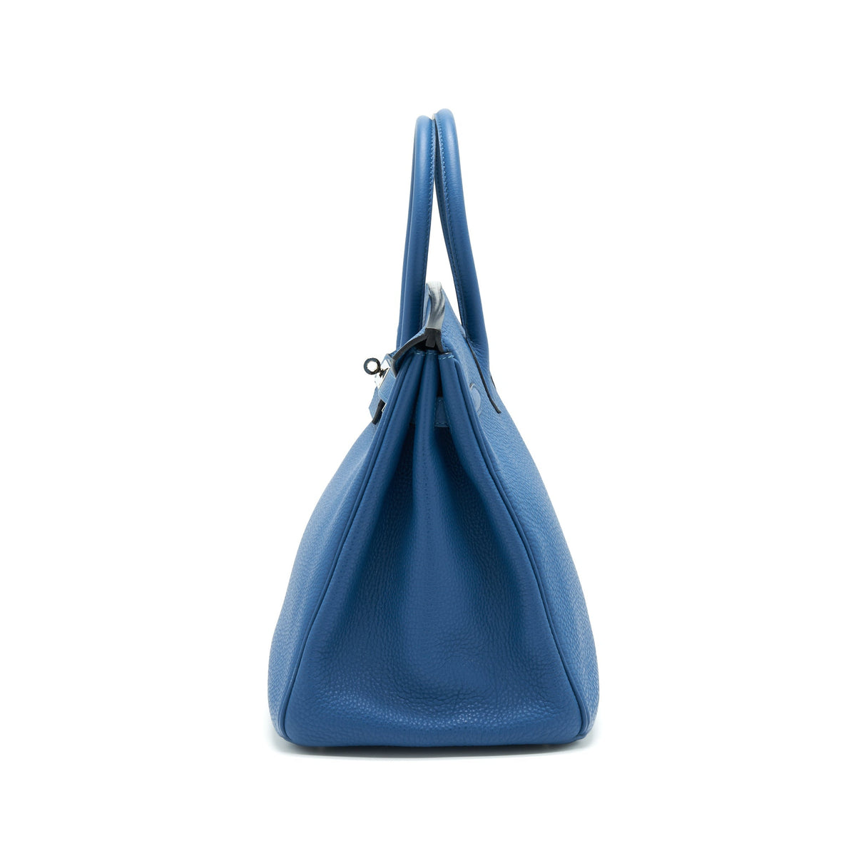 Hermes birkin 35 Bleu De Galice SHW Togo Leather in square