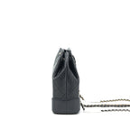 CHANEL SMALL GABRIELLE BACKPACK CALFSKIN BLACK MULTICOLOUR HARDWARE