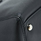 CHANEL CERF TOTE BAG GRAINED CALFSKIN BLACK SHW