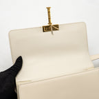 Dior Medium Montaigne 30 Bag Calfskin WhIte GHW
