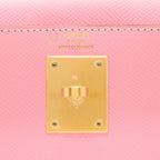 HERMES KELLY 28 SPECIAL ORDER EPSOM BLANC/ROSE CONFETTI BRUSHED GHW