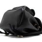 CHANEL MINI DUMA BACKPACK LAMBSKIN BLACK LGHW (MICROCHIP)