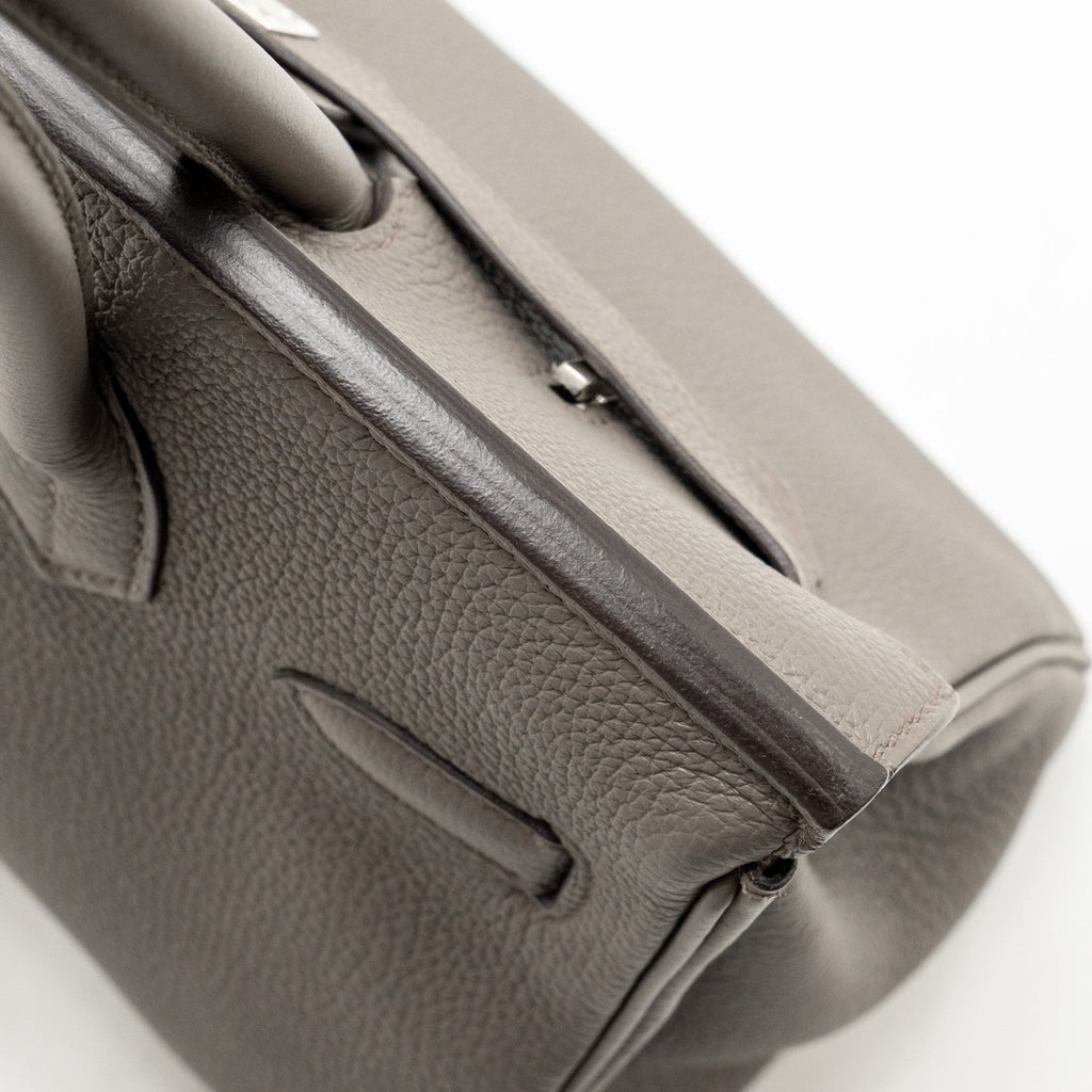 Hermes Birkin 30 Togo Gris Etain SHW