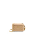 CHANEL PEARL CRUSH LONG VANITY CASE LAMBSKIN DARK BEIGE GHW