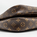 LOUIS VUITTON MULTI POCHETTE MONOGRAM CANVAS / KHAKI STRAP GHW