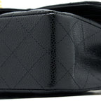 CHANEL SMALL CLASSIC DOUBLE FLAP BAG CAVIAR BLACK GHW (MICROCHIP)