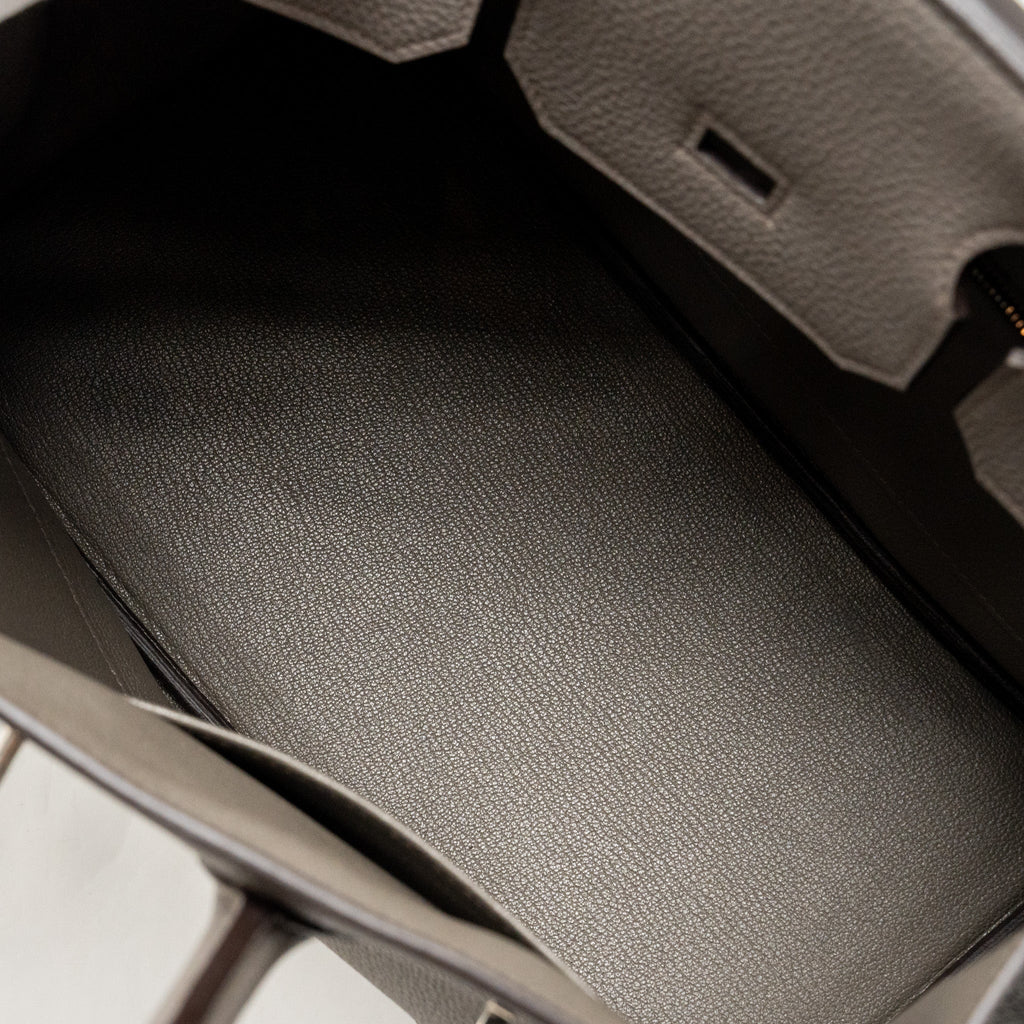 Hermes Birkin 30 Togo Gris Etain SHW