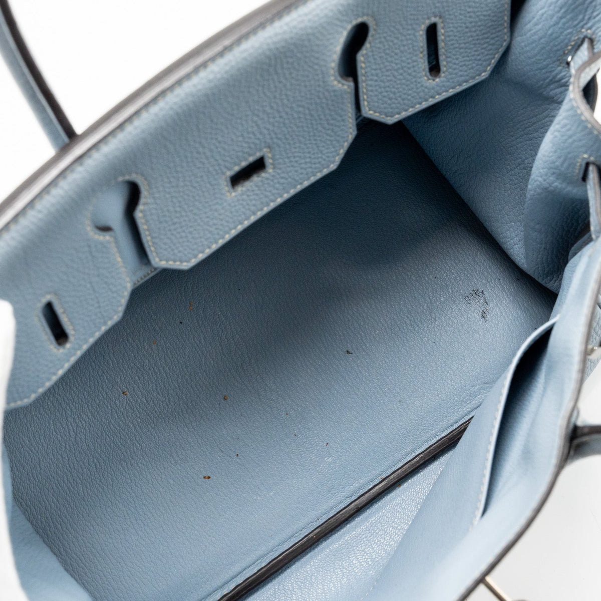 HERMES BIRKIN 30 TOGO BLUE LIN SHW