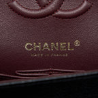 CHANEL SMALL CLASSIC DOUBLE FLAP BAG CAVIAR BLACK GHW (MICROCHIP)