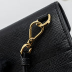 PRADA MINI BAG SAFFIANO LEATHER BLACK GHW