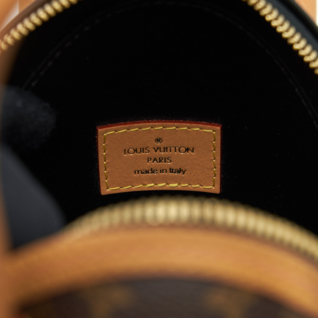 LOUIS VUITTON EGG BAG MONOGRAM CANVAS/BLACK GHW