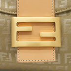 FENDI VINTAGE BAGUETTE FABRIC BEIGE GHW