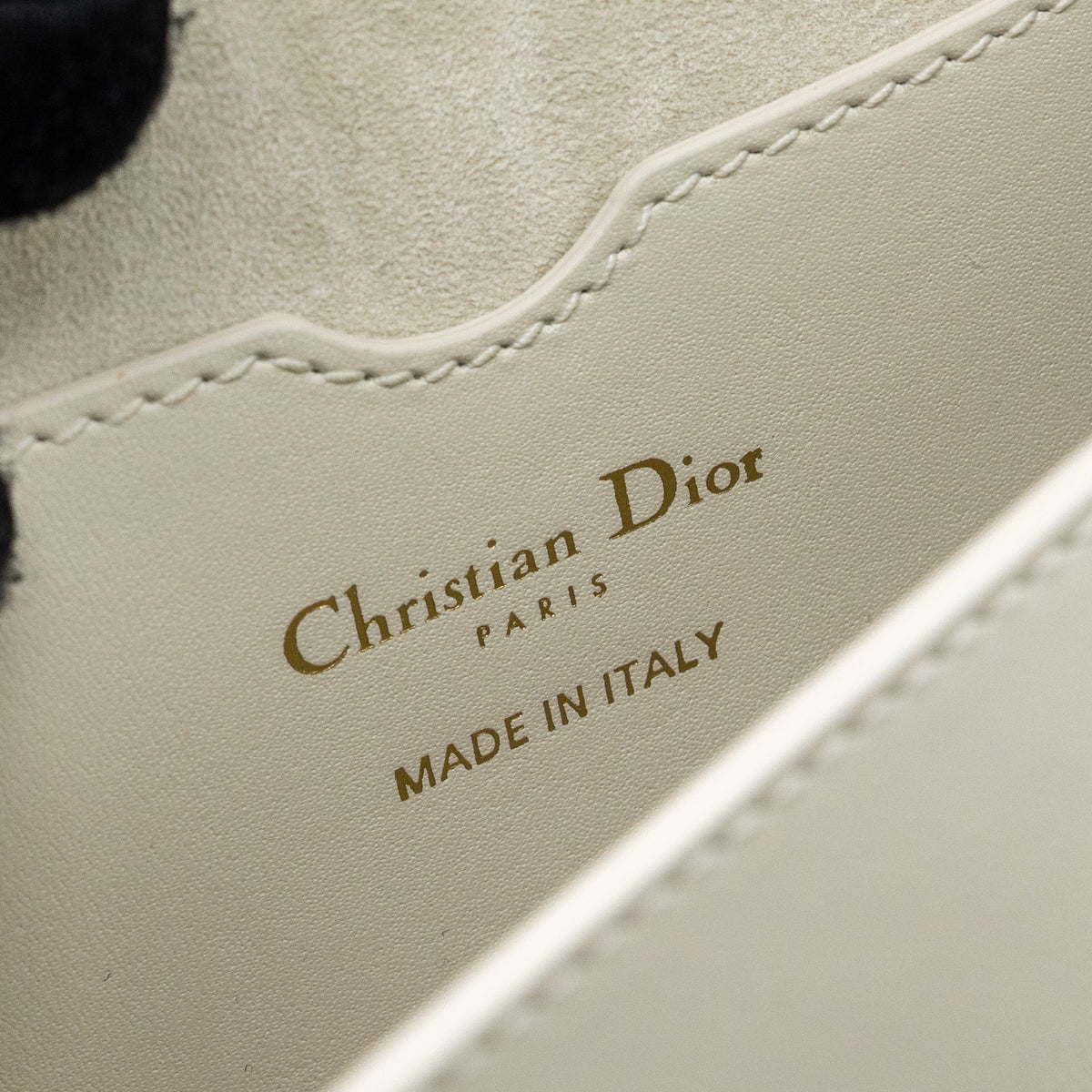 DIOR BOBBY EAST-WEST BAG BOX CALFSKIN WHITE GHW