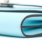 HERMES KELLY LONG WALLET EPSOM U2 BLUE ZEPHYR SHW