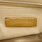 CHANEL SMALL 19 BAG GOATSKIN BEIGE WITH MULTICOLOUR HARDWARE