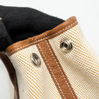 Hermes garden party 30 canvas/negonda ecru/desert/gold SHW