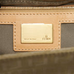 FENDI VINTAGE BAGUETTE FABRIC BEIGE GHW