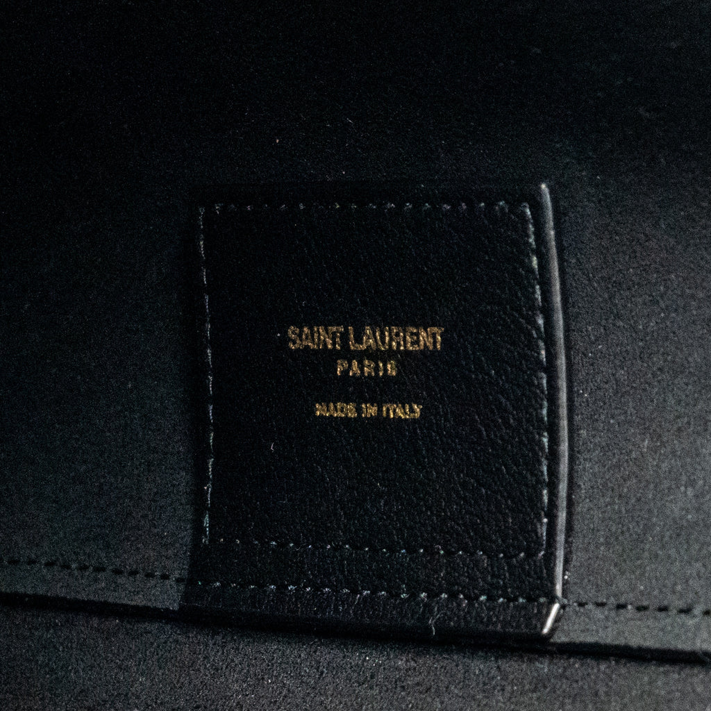 Saint Laurent/YSL Toy Shopping Tote Bag Smooth Calfskin Black GHW