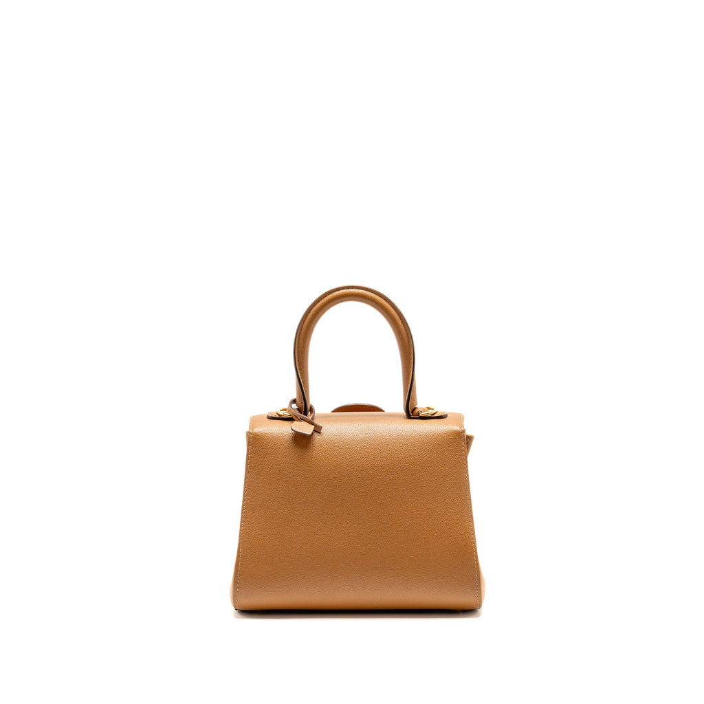 Delvaux mini brilliant calfskin brown GHW