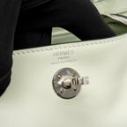 Hermes Mini Lindy Swift Vert Fizz SHW