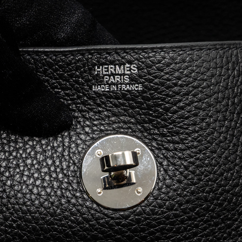 HERMES LINDY 30 CLEMENCE BLACK SHW