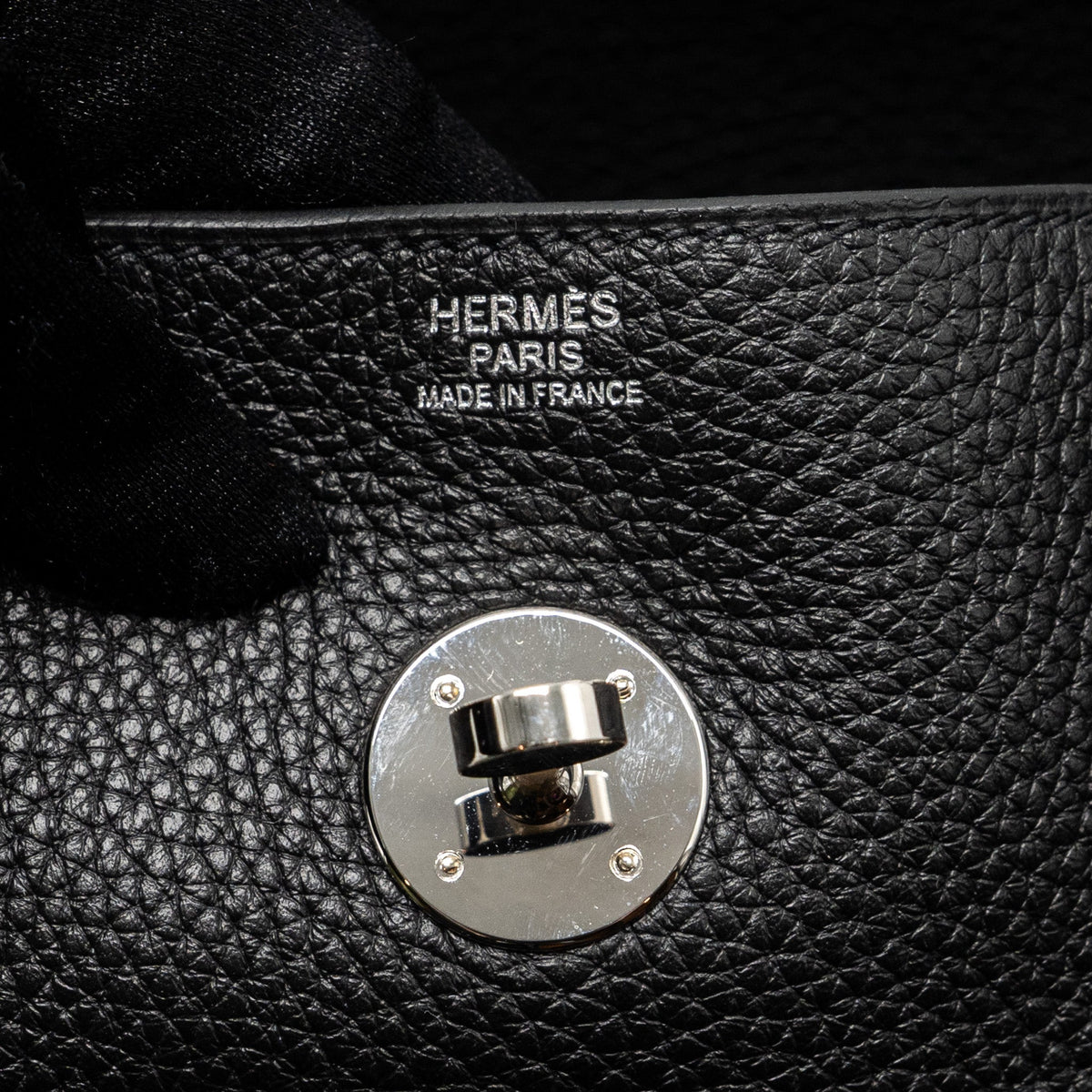 HERMES LINDY 30 CLEMENCE BLACK SHW