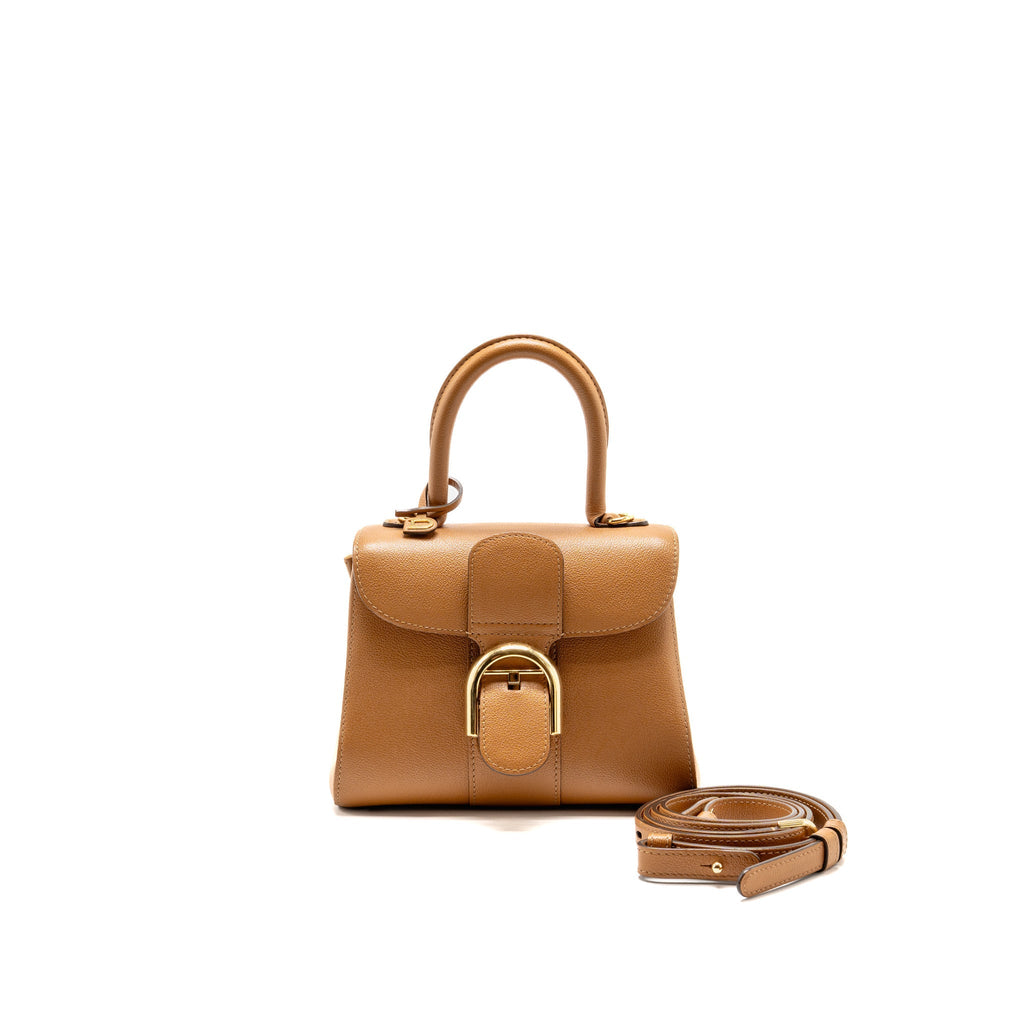 Delvaux mini brilliant calfskin brown GHW