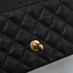 CHANEL TOP HANDLE MINI RECTANGULAR FLAP BAG CAVIAR BLACK GHW
