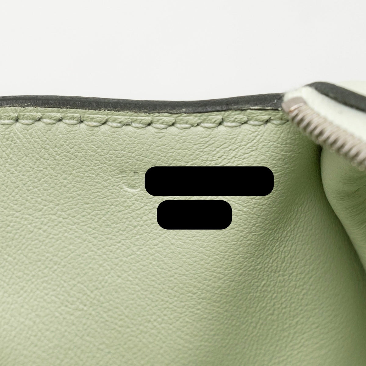 Hermes Mini Lindy Swift Vert Fizz SHW