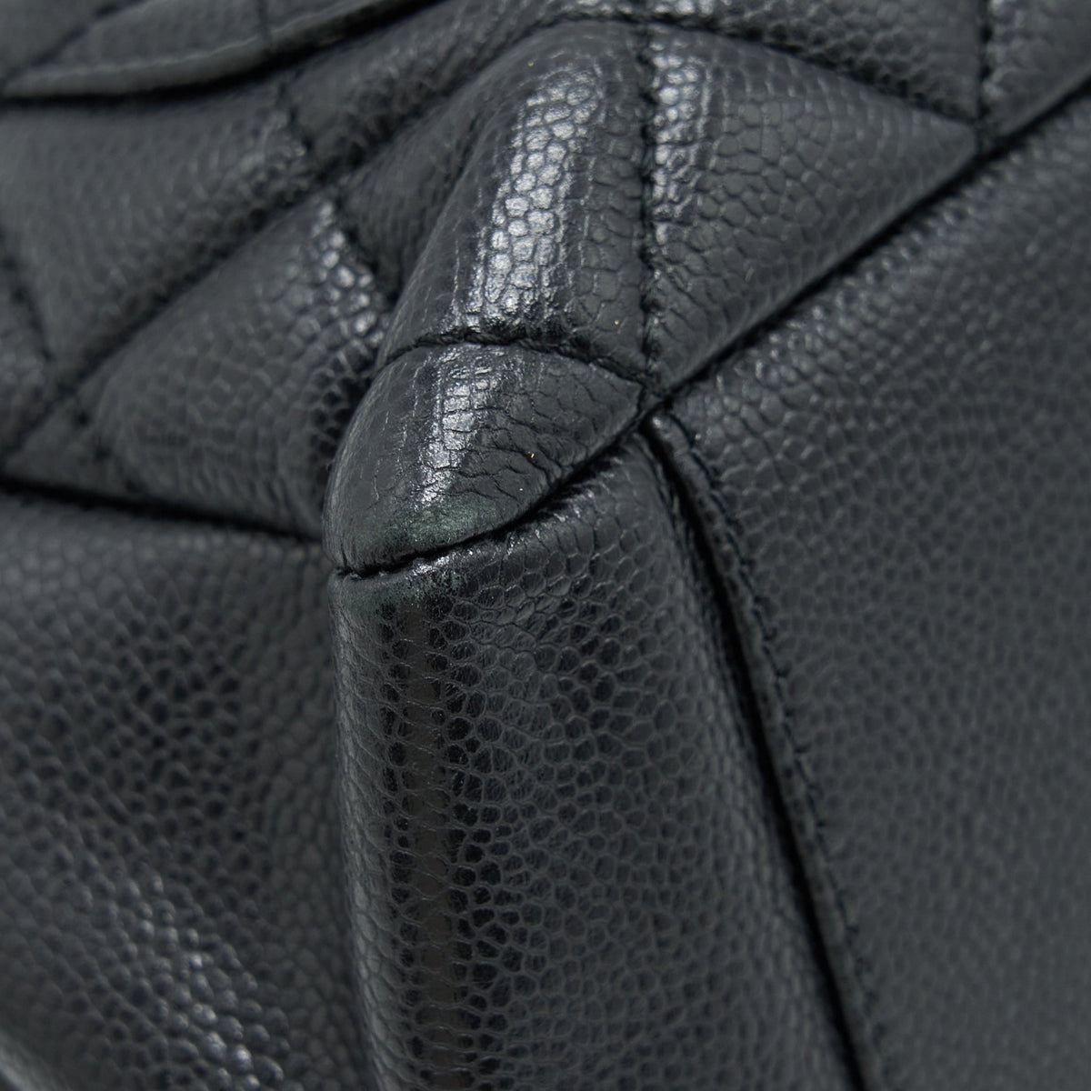 CHANEL GRAND SHOPPING TOTE GST CAVIAR BLACK SHW