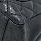 CHANEL GRAND SHOPPING TOTE GST CAVIAR BLACK SHW