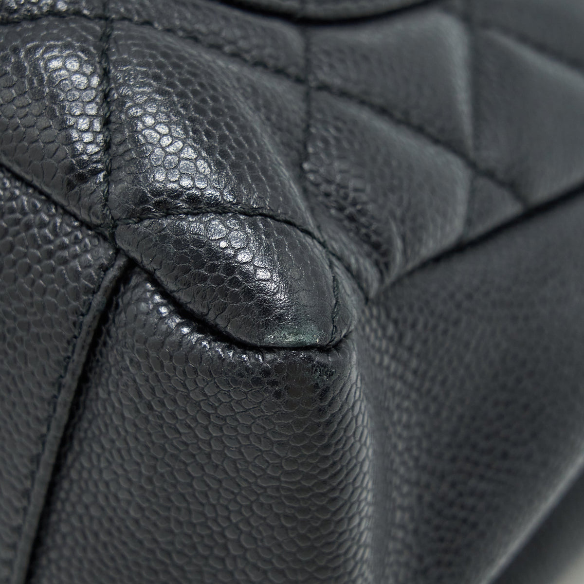 CHANEL GRAND SHOPPING TOTE GST CAVIAR BLACK SHW