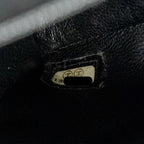 CHANEL CHEVRON JUMBO SINGLE FLAP BAG PATENT BLACK SHW