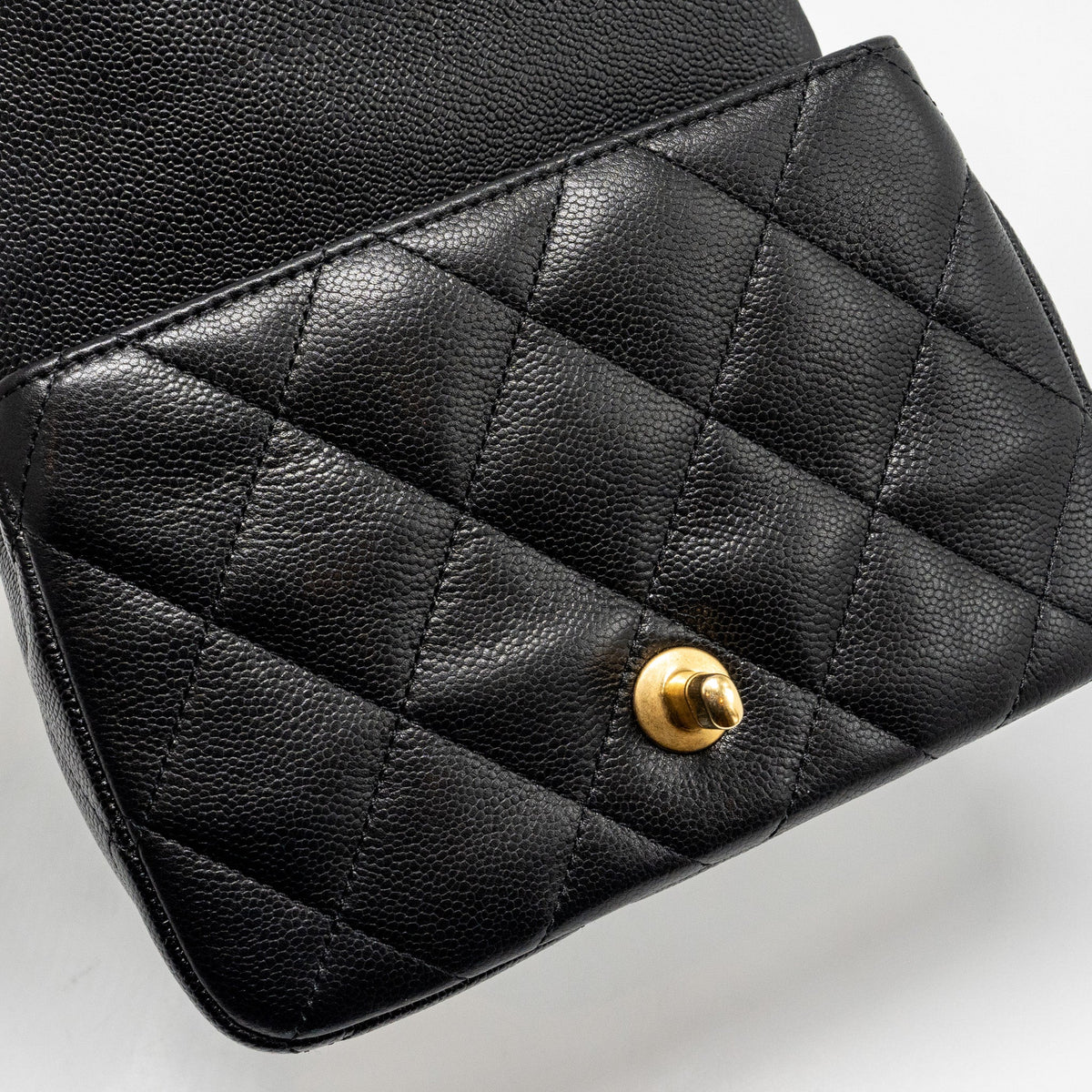 CHANEL 23P COCO LOVE FLAP BAG CAVIAR BLACK GHW (MICROCHIP)