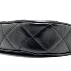 CHANEL 23K HOBO SHOULDER BAG CALFSKIN BLACK GHW (MICROCHIP)