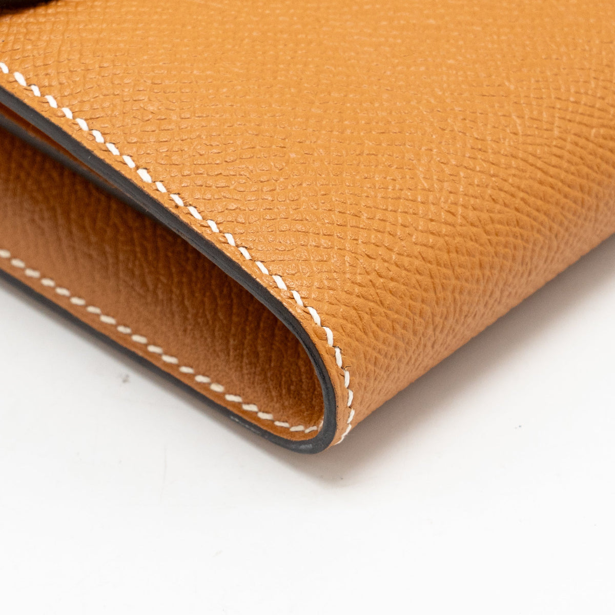Hermes constance long wallet epsom gold SHW