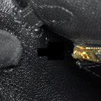 Hermes Kelly Sellier 25 Epsom Black GHW