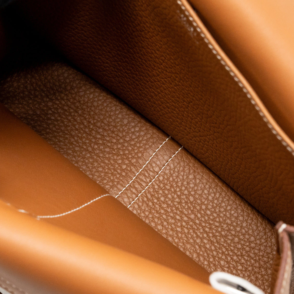 Hermes Halzan 25 Clemence Gold SHW
