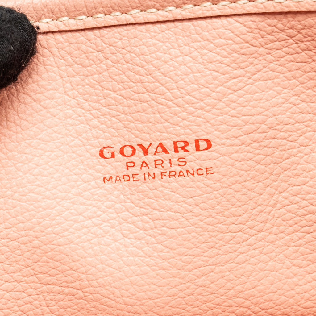 Goyard mini Anjou tote limited edition goyardine canvas rose poudre SHW