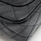 CHANEL MINI RECTANGULAR FLAP BAG CAVIAR BLACK GHW