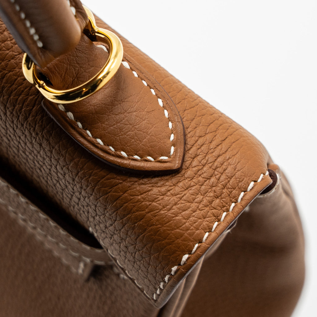 Hermes Kelly 25 Togo Gold GHW