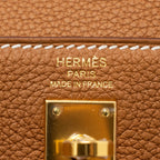 Hermes Kelly 25 Togo Gold GHW